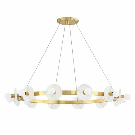 HUDSON VALLEY 12 Light Chandelier 4240-AGB